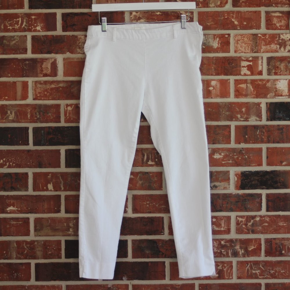 H&M Women's Size 10 White Ankle Pants